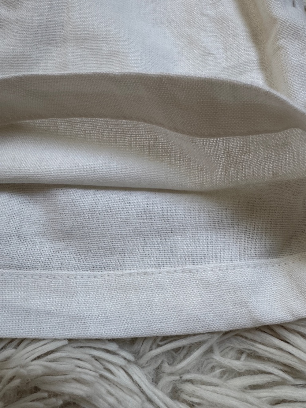 Love Tree Elastic-Waist Tie Front Shorts π Ivory - Picture 11 of 15